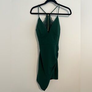 Deep green cocktail/ party dress